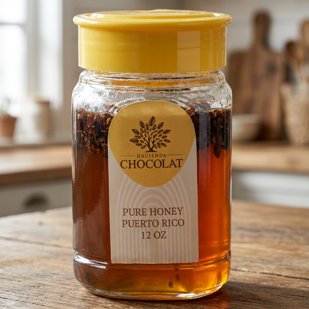 Honey with Cacao Nibs 12oz